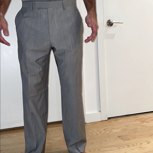 Tailored Gray Suit Pants - Picture 2 of 3